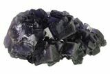 Cubic, Purple Fluorite Crystal Cluster - China #149293-1